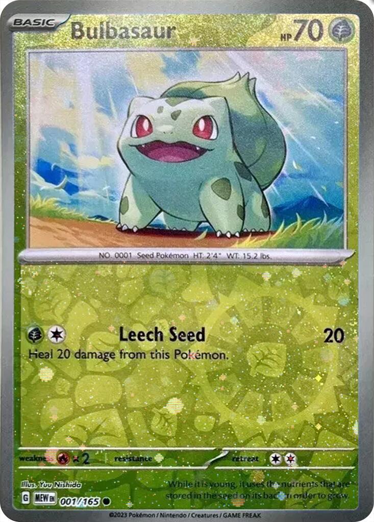 Bulbasaur (001/165) (Cosmos Holo) (Costco Exclusive) [Miscellaneous Cards] | Event Horizon Hobbies CA