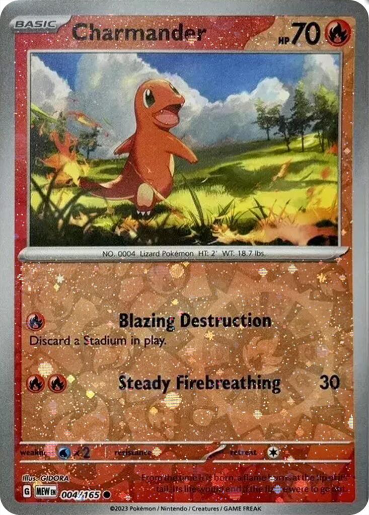 Charmander (004/165) (Cosmos Holo) (Costco Exclusive) [Miscellaneous Cards] | Event Horizon Hobbies CA