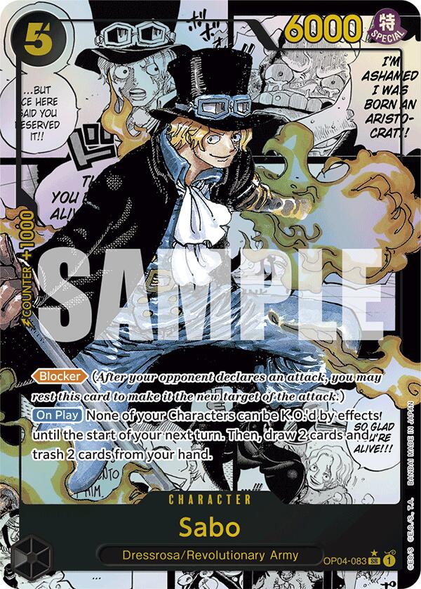 Sabo (OP04-083) (Manga) [Premium Booster -The Best-] | Event Horizon Hobbies CA