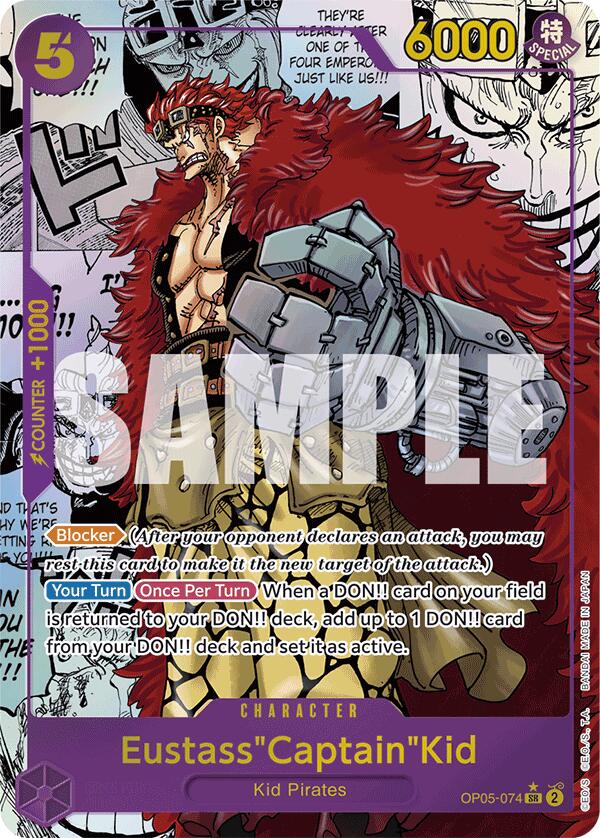 Eustass"Captain"Kid (OP05-074) (Manga) [Premium Booster -The Best-] | Event Horizon Hobbies CA