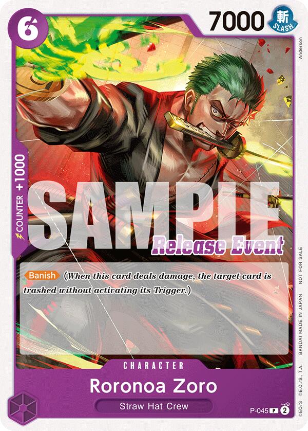 Roronoa Zoro (ST15 - ST20 Release Event Pack) [One Piece Promotion Cards] | Event Horizon Hobbies CA