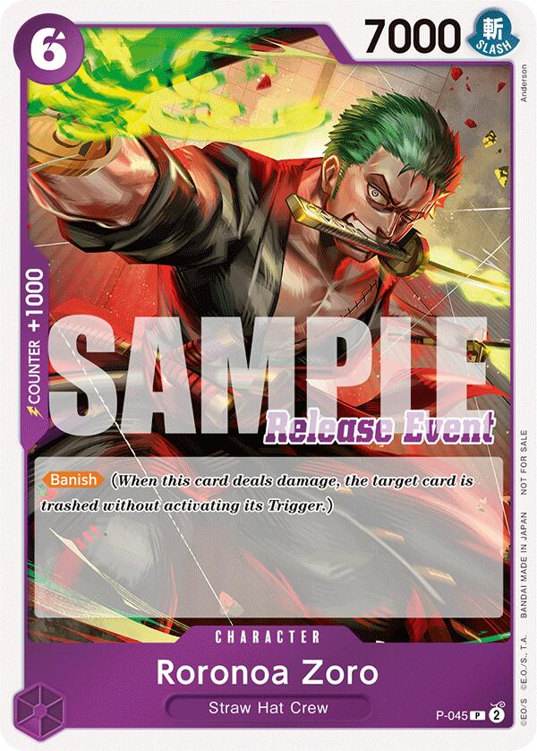 Roronoa Zoro (ST15 - ST20 Release Event Winner Pack) [One Piece Promotion Cards] | Event Horizon Hobbies CA