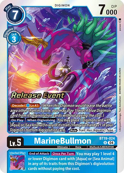 MarineBullmon [BT19-024] [Release Special Booster 2.0 Pre-Release Cards] | Event Horizon Hobbies CA