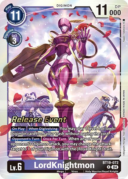 LordKnightmon [BT19-072] [Release Special Booster 2.0 Pre-Release Cards] | Event Horizon Hobbies CA