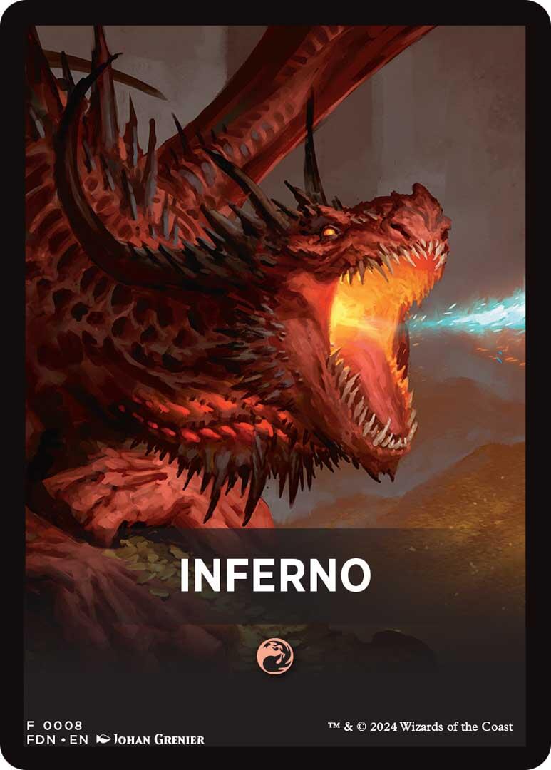 Inferno Theme Card [Foundations Tokens] | Event Horizon Hobbies CA