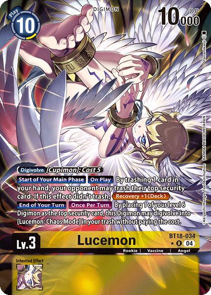 Lucemon [BT18-034] (Alternate Art) [Release Special Booster 2.0] | Event Horizon Hobbies CA