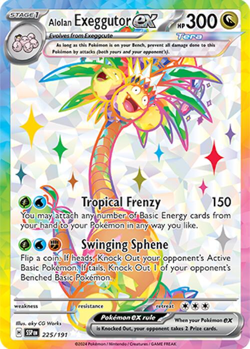 Alolan Exeggutor ex (225/191) [Scarlet & Violet: Surging Sparks] | Event Horizon Hobbies CA