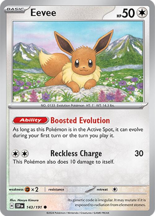 Eevee (143/191) [Scarlet & Violet: Surging Sparks] | Event Horizon Hobbies CA