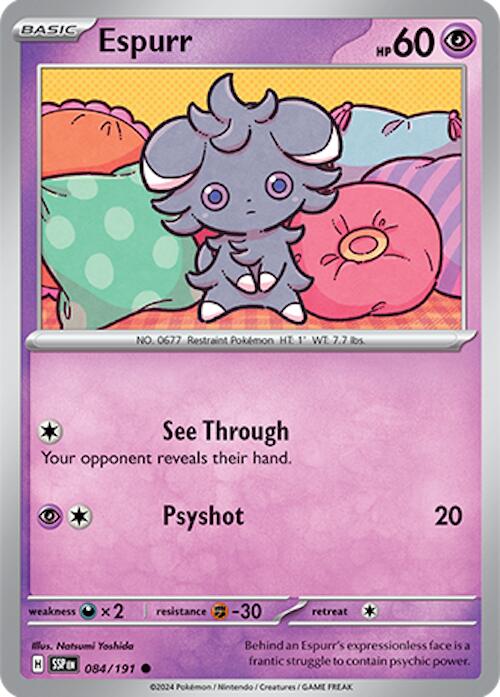 Espurr (084/191) [Scarlet & Violet: Surging Sparks] | Event Horizon Hobbies CA