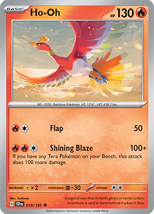 Ho-Oh (019/191) [Scarlet & Violet: Surging Sparks] | Event Horizon Hobbies CA