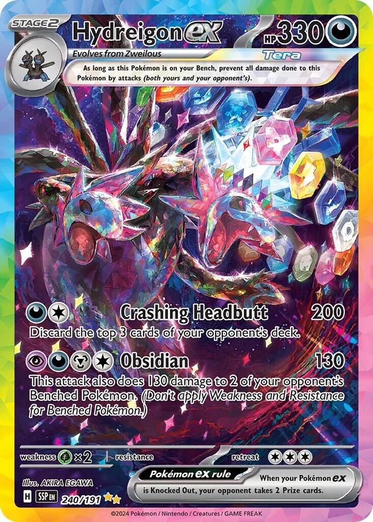 Hydreigon ex (240/191) [Scarlet & Violet: Surging Sparks] | Event Horizon Hobbies CA