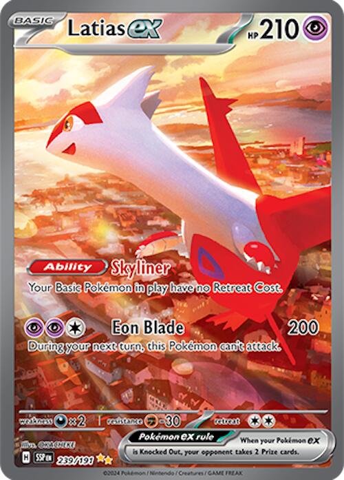 Latias ex (239/191) [Scarlet & Violet: Surging Sparks] | Event Horizon Hobbies CA