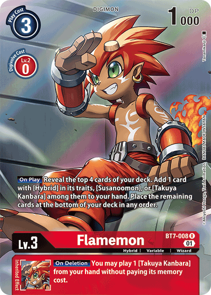 Flamemon [BT7-008] (Alternate Art) [Next Adventure] | Event Horizon Hobbies CA