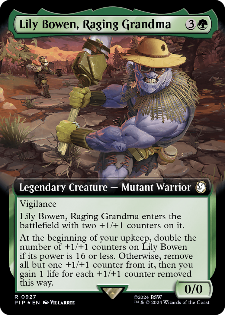 Lily Bowen, Raging Grandma (Extended Art) (Surge Foil) [Fallout] | Event Horizon Hobbies CA