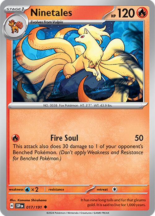 Ninetales (017/191) [Scarlet & Violet: Surging Sparks] | Event Horizon Hobbies CA