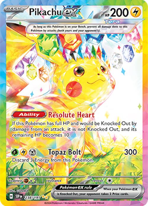 Pikachu ex (238/191) [Scarlet & Violet: Surging Sparks] | Event Horizon Hobbies CA