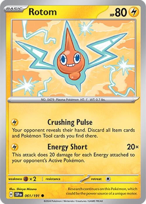 Rotom (061/191) [Scarlet & Violet: Surging Sparks] | Event Horizon Hobbies CA