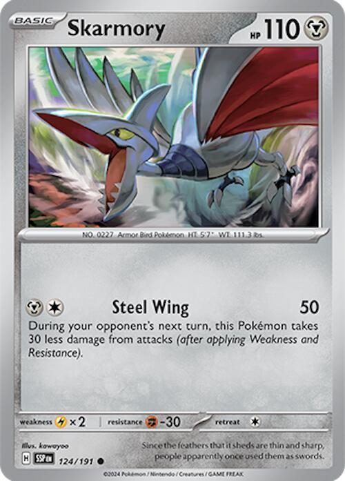 Skarmory (124/191) [Scarlet & Violet: Surging Sparks] | Event Horizon Hobbies CA