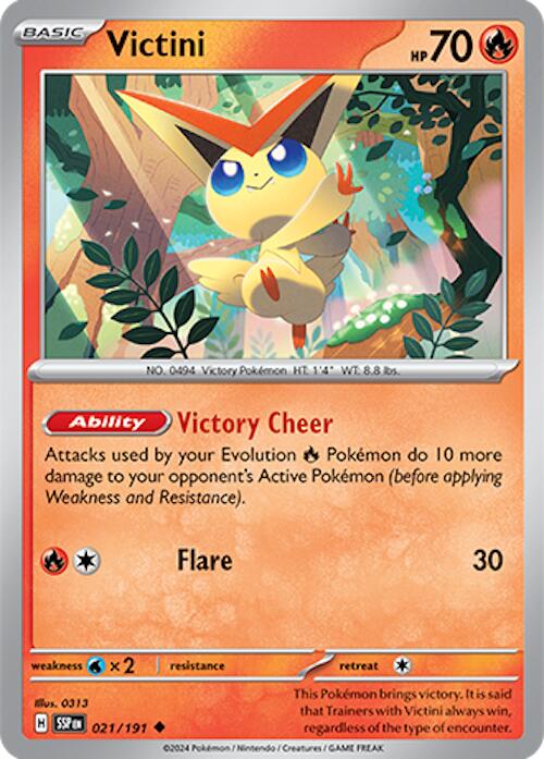 Victini (021/191) [Scarlet & Violet: Surging Sparks] | Event Horizon Hobbies CA