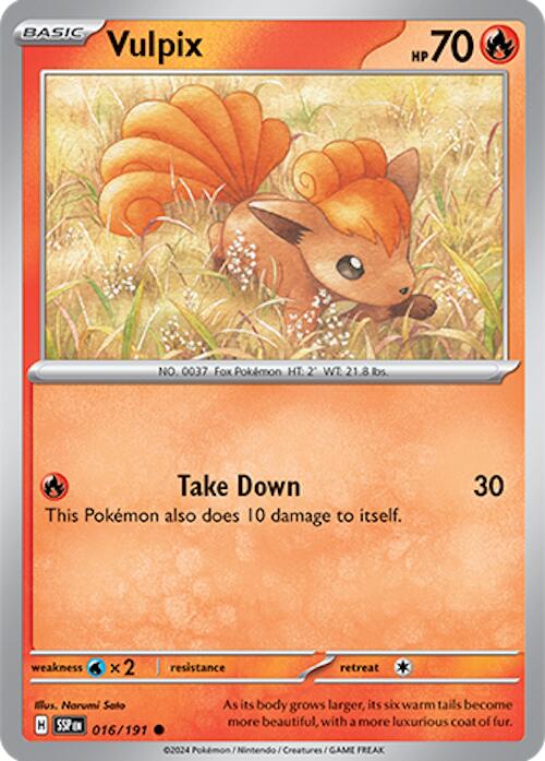 Vulpix (016/191) [Scarlet & Violet: Surging Sparks] | Event Horizon Hobbies CA