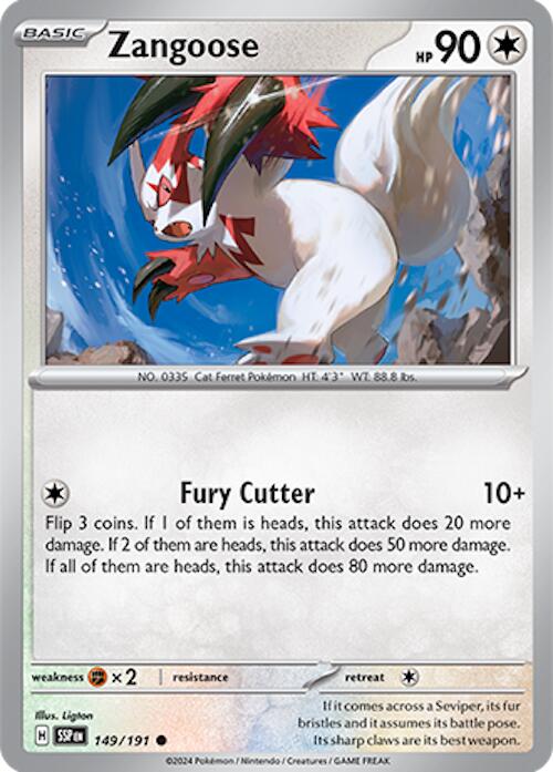 Zangoose (149/191) [Scarlet & Violet: Surging Sparks] | Event Horizon Hobbies CA