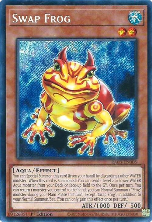 Swap Frog (Secret Rare) [RA03-EN005] Secret Rare | Event Horizon Hobbies CA