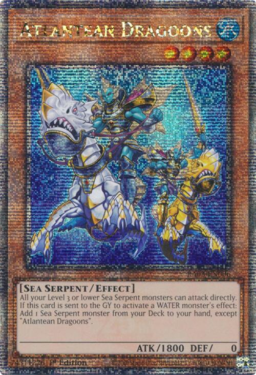 Atlantean Dragoons (Quarter Century Secret Rare) [RA03-EN006] Quarter Century Secret Rare | Event Horizon Hobbies CA