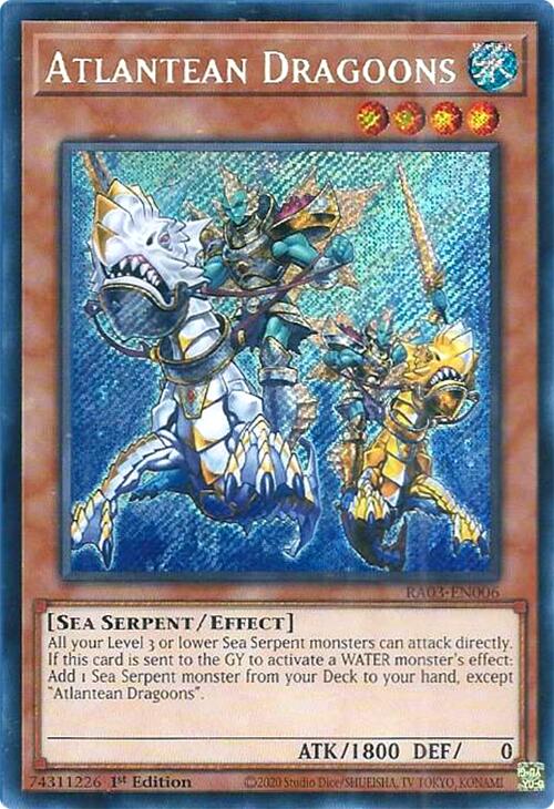 Atlantean Dragoons (Secret Rare) [RA03-EN006] Secret Rare | Event Horizon Hobbies CA