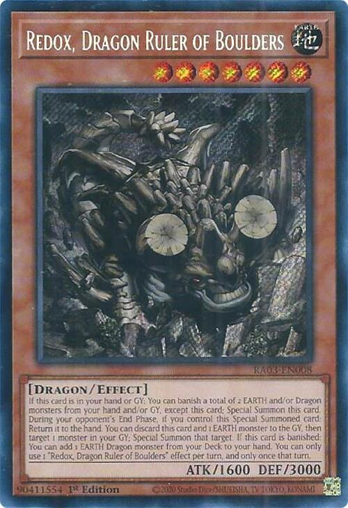 Redox, Dragon Ruler of Boulders (Secret Rare) [RA03-EN008] Secret Rare | Event Horizon Hobbies CA