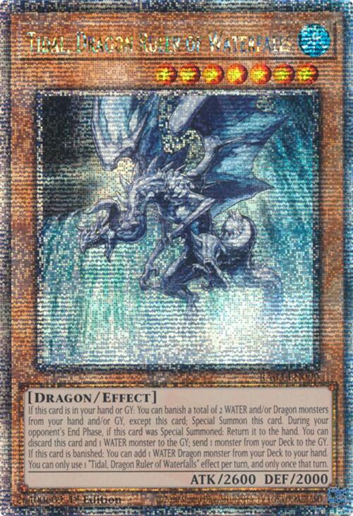 Tidal, Dragon Ruler of Waterfalls (Quarter Century Secret Rare) [RA03-EN009] Quarter Century Secret Rare | Event Horizon Hobbies CA