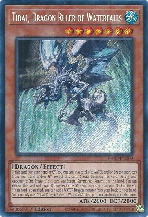 Tidal, Dragon Ruler of Waterfalls (Secret Rare) [RA03-EN009] Secret Rare | Event Horizon Hobbies CA