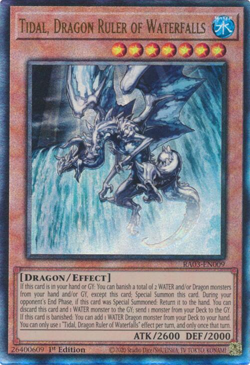 Tidal, Dragon Ruler of Waterfalls (UTR) [RA03-EN009] Prismatic Ultimate Rare | Event Horizon Hobbies CA