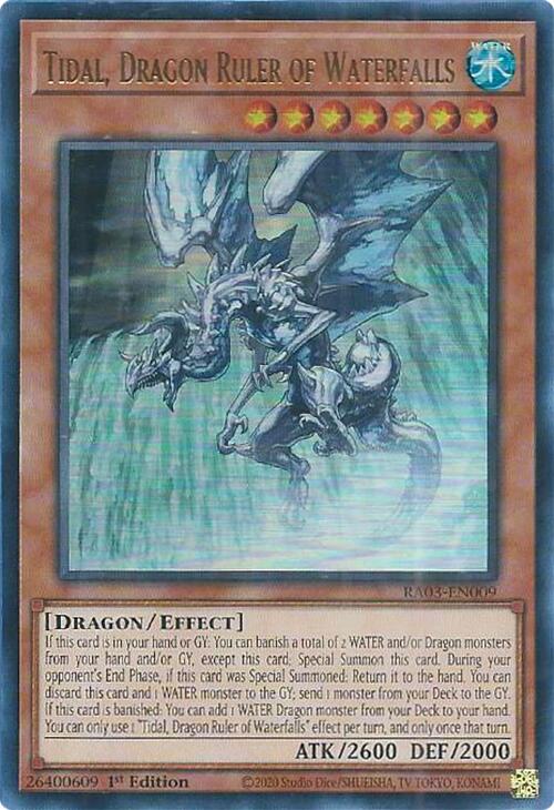 Tidal, Dragon Ruler of Waterfalls (UR) [RA03-EN009] Ultra Rare | Event Horizon Hobbies CA