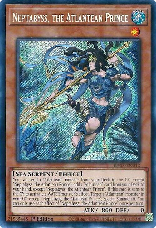 Neptabyss, the Atlantean Prince (Secret Rare) [RA03-EN013] Secret Rare | Event Horizon Hobbies CA