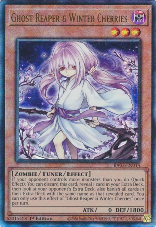 Ghost Reaper & Winter Cherries (Alternate Art) (PUR) [RA03-EN014] Prismatic Ultimate Rare | Event Horizon Hobbies CA