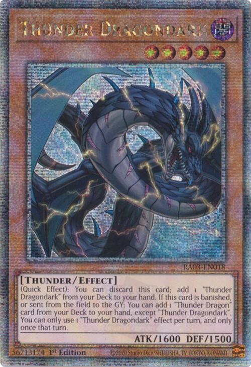 Thunder Dragondark (Quarter Century Secret Rare) [RA03-EN018] Quarter Century Secret Rare | Event Horizon Hobbies CA