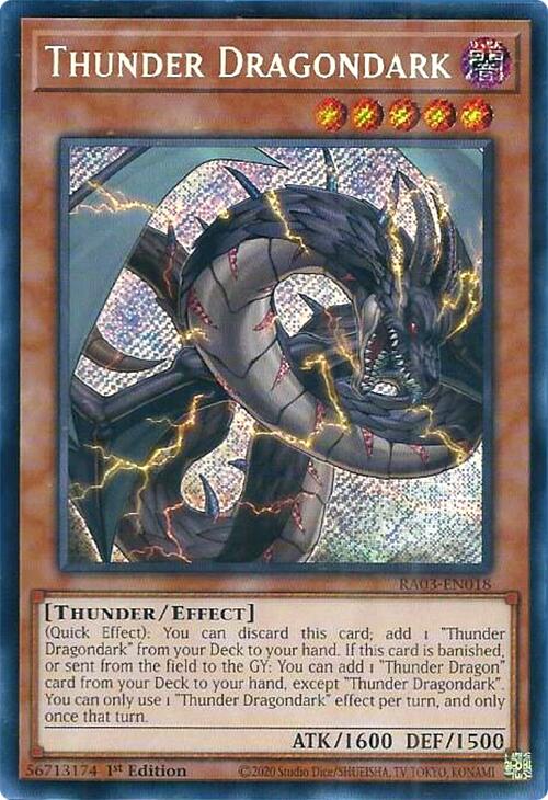 Thunder Dragondark (Secret Rare) [RA03-EN018] Secret Rare | Event Horizon Hobbies CA