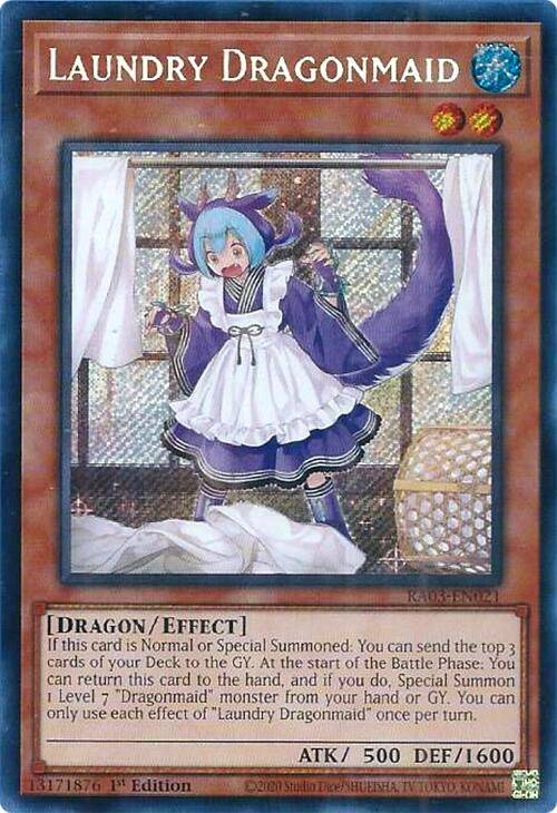 Laundry Dragonmaid (Secret Rare) [RA03-EN021] Secret Rare | Event Horizon Hobbies CA