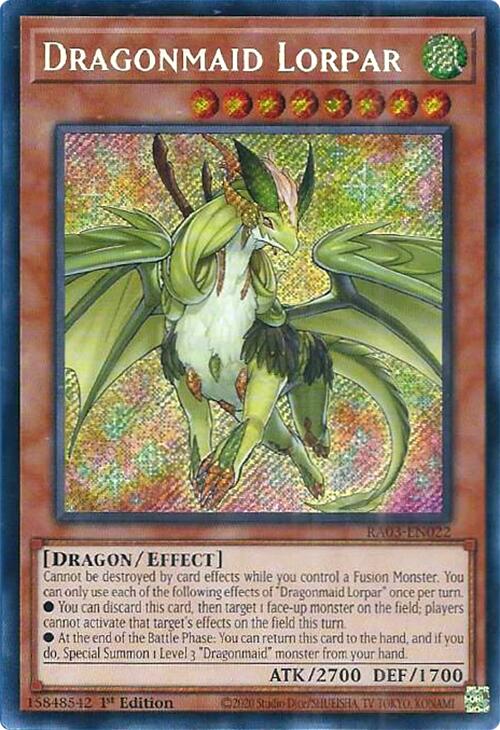 Dragonmaid Lorpar (Secret Rare) [RA03-EN022] Secret Rare | Event Horizon Hobbies CA