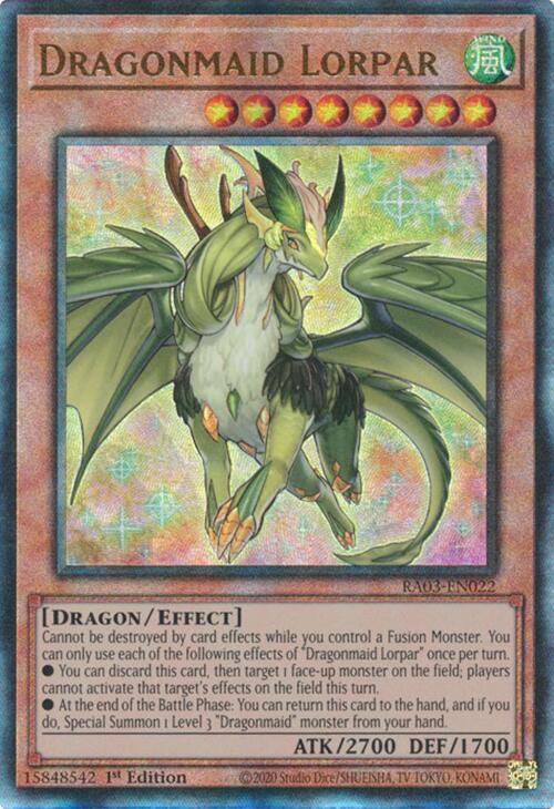 Dragonmaid Lorpar (UTR) [RA03-EN022] Prismatic Ultimate Rare | Event Horizon Hobbies CA