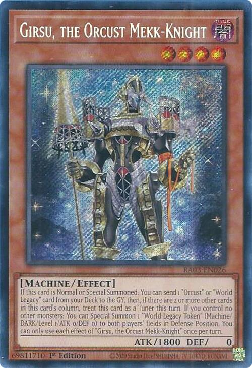 Girsu, the Orcust Mekk-Knight (Secret Rare) [RA03-EN026] Secret Rare | Event Horizon Hobbies CA