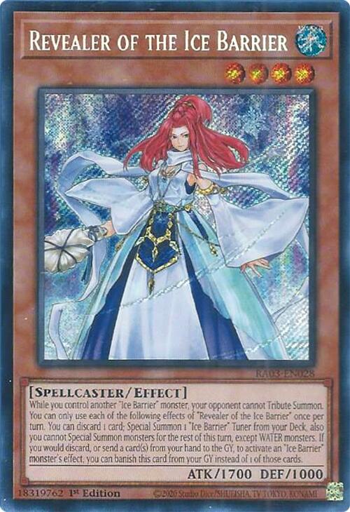 Revealer of the Ice Barrier (Secret Rare) [RA03-EN028] Secret Rare | Event Horizon Hobbies CA