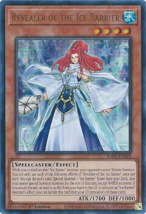 Revealer of the Ice Barrier (UR) [RA03-EN028] Ultra Rare | Event Horizon Hobbies CA