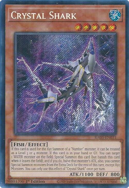 Crystal Shark (Secret Rare) [RA03-EN031] Secret Rare | Event Horizon Hobbies CA