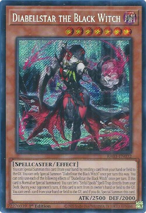 Diabellstar the Black Witch (Secret Rare) [RA03-EN032] Secret Rare | Event Horizon Hobbies CA