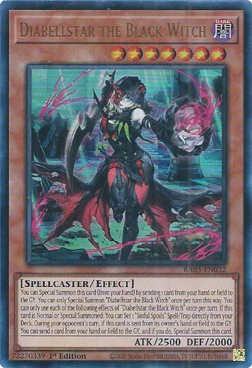 Diabellstar the Black Witch (UR) [RA03-EN032] Ultra Rare | Event Horizon Hobbies CA