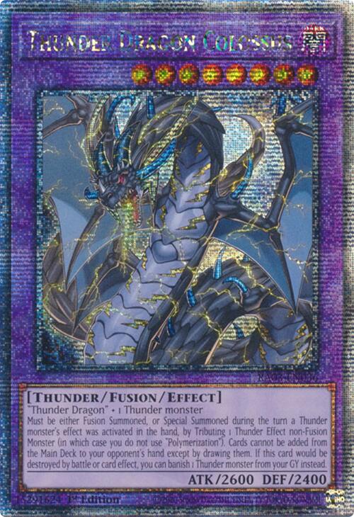 Thunder Dragon Colossus (Quarter Century Secret Rare) [RA03-EN036] Quarter Century Secret Rare | Event Horizon Hobbies CA