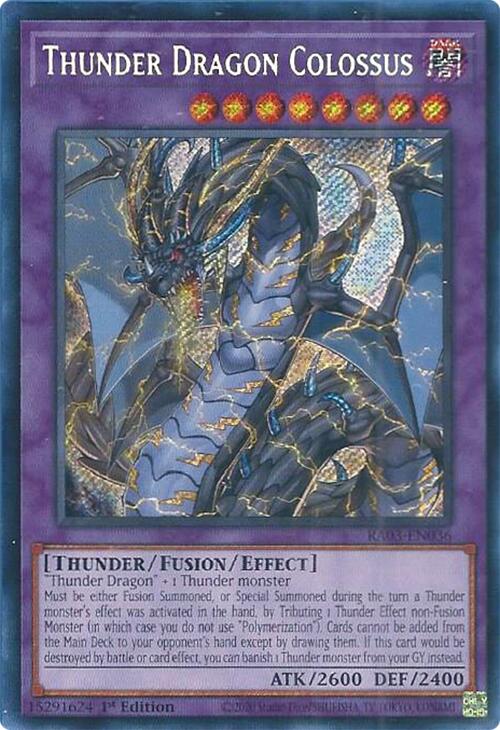 Thunder Dragon Colossus (Secret Rare) [RA03-EN036] Secret Rare | Event Horizon Hobbies CA