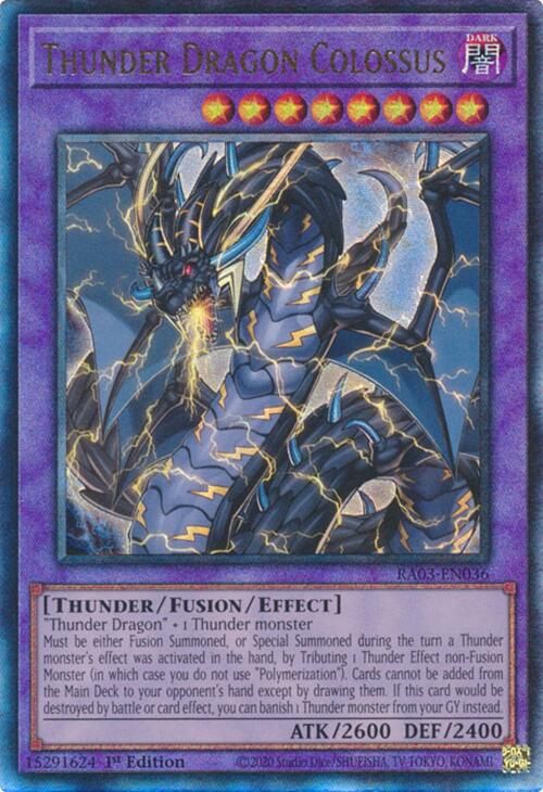 Thunder Dragon Colossus (UTR) [RA03-EN036] Prismatic Ultimate Rare | Event Horizon Hobbies CA