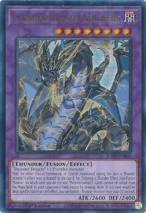 Thunder Dragon Colossus (UR) [RA03-EN036] Ultra Rare | Event Horizon Hobbies CA